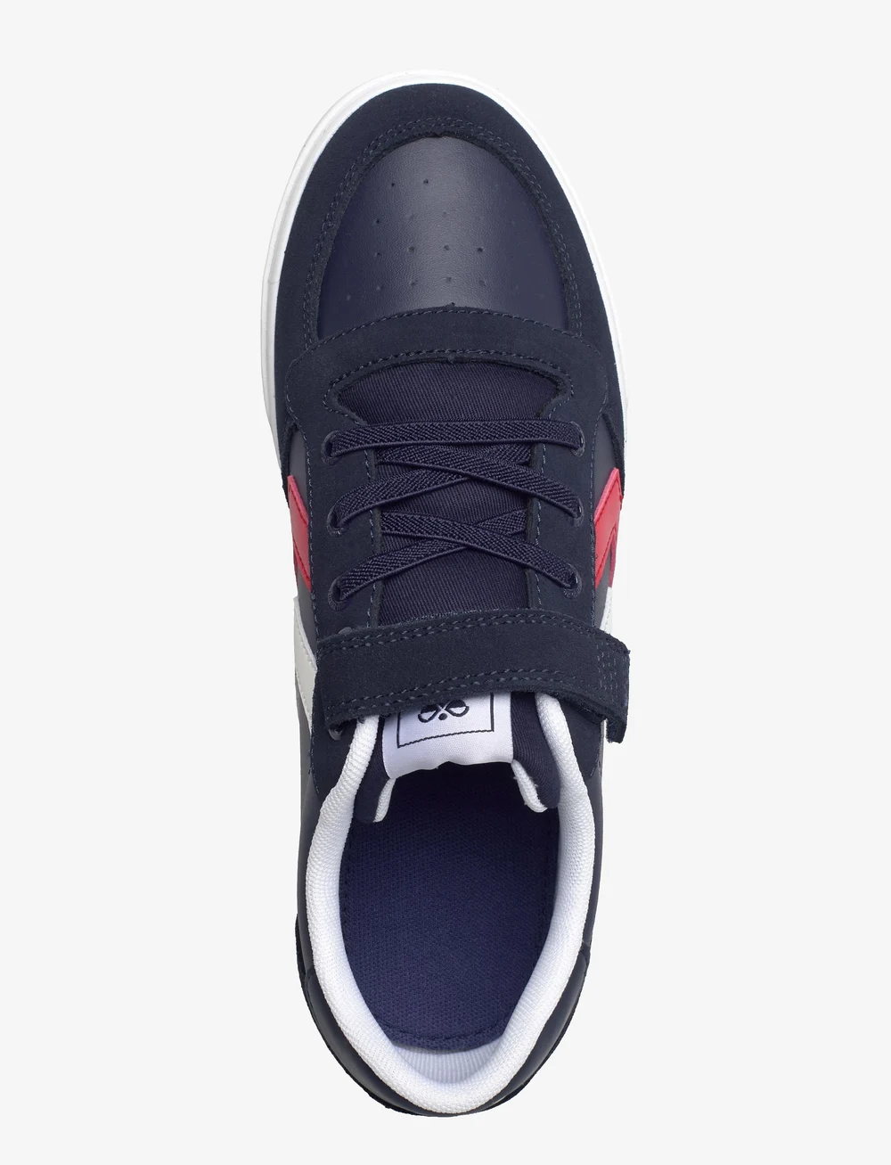 Hummel - SLIMMER STADIL LEATHER LOW JR - låga sneakers - peacoat - 3