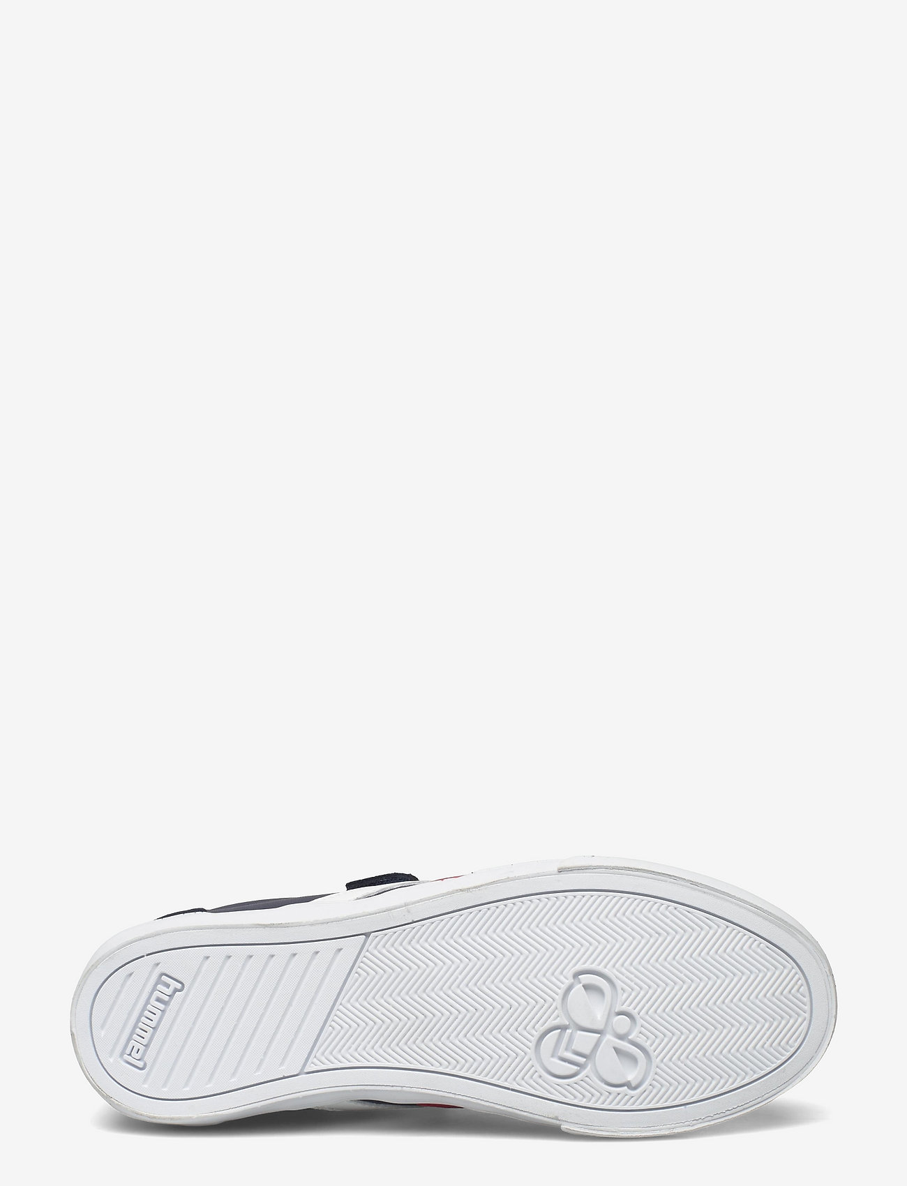 Hummel - SLIMMER STADIL LEATHER LOW JR - låga sneakers - peacoat - 4