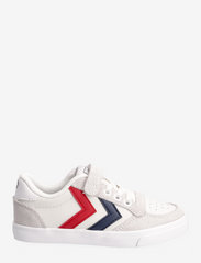 Hummel - SLIMMER STADIL LEATHER LOW JR - vasaros pasiūlymai - white - 1