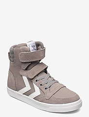 Hummel - SLIMMER STADIL HIGH JR - höga sneakers - frost grey - 0