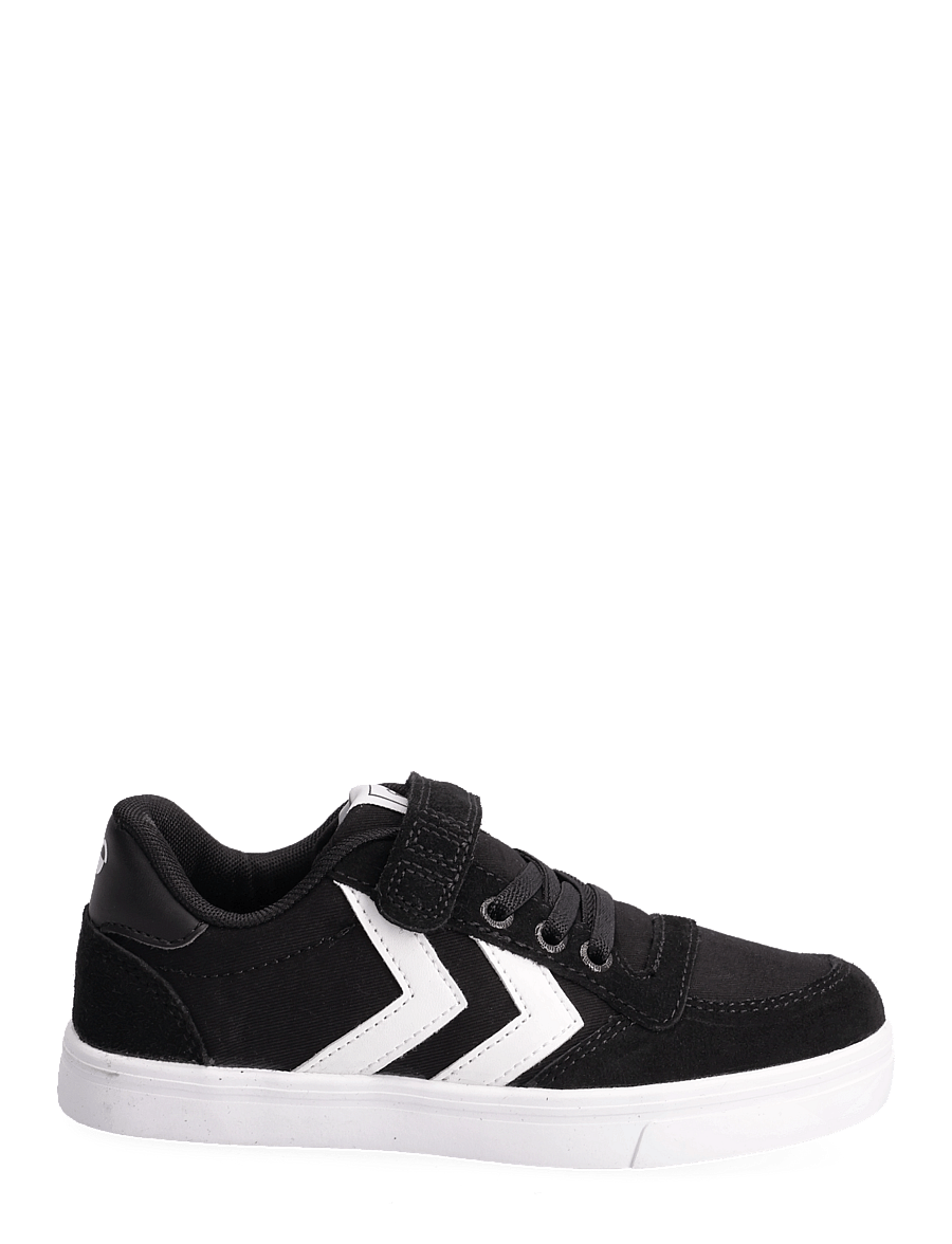 Hummel - SLIMMER STADIL LOW JR - matalavartiset tennarit - black - 1