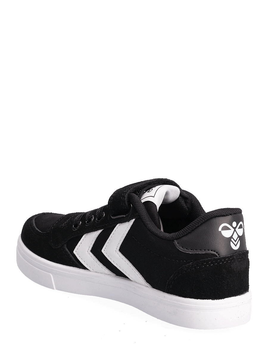 Hummel - SLIMMER STADIL LOW JR - matalavartiset tennarit - black - 2