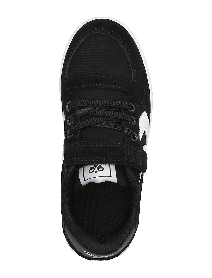Hummel - SLIMMER STADIL LOW JR - matalavartiset tennarit - black - 3