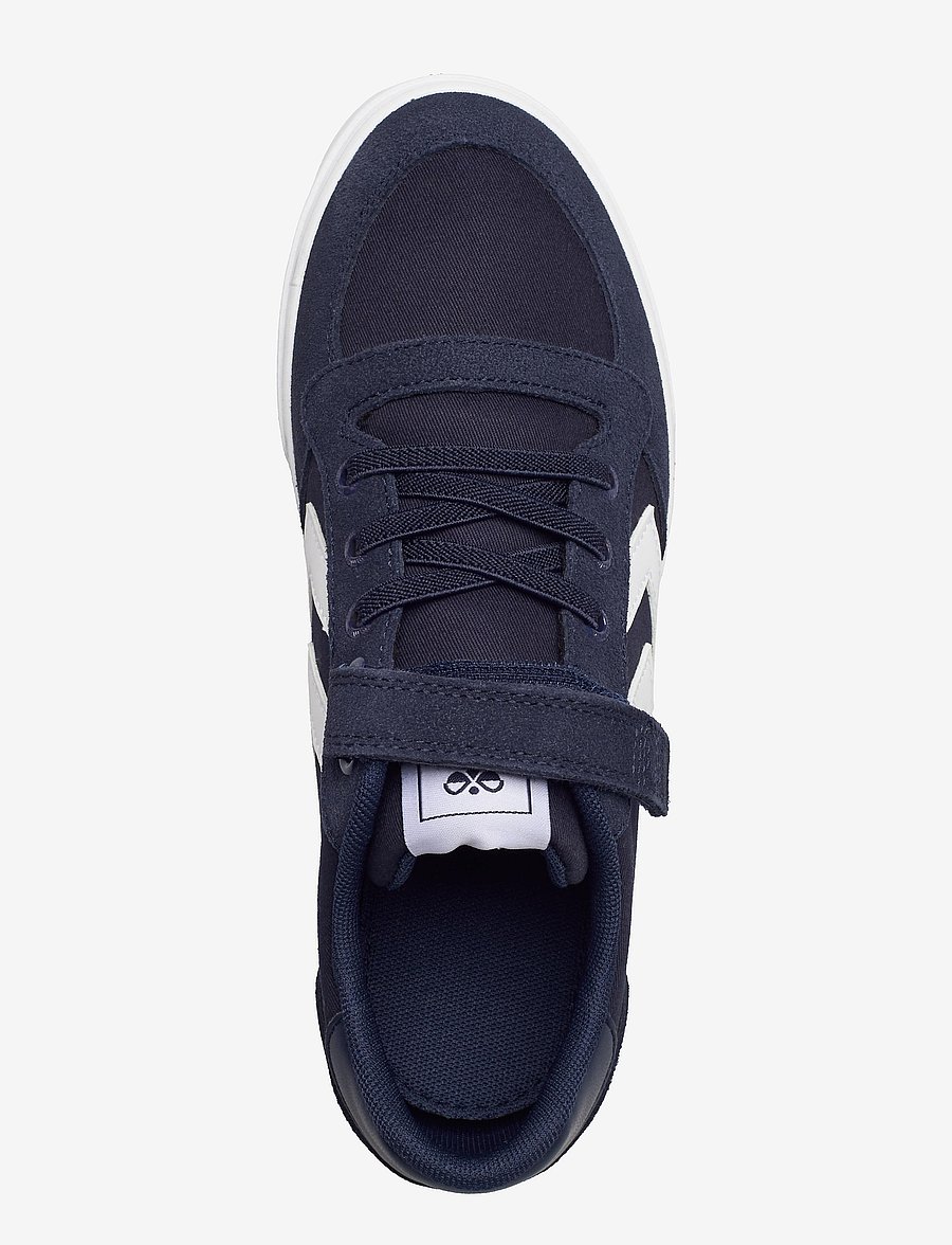 Hummel - SLIMMER STADIL LOW JR - låga sneakers - dress blue - 3