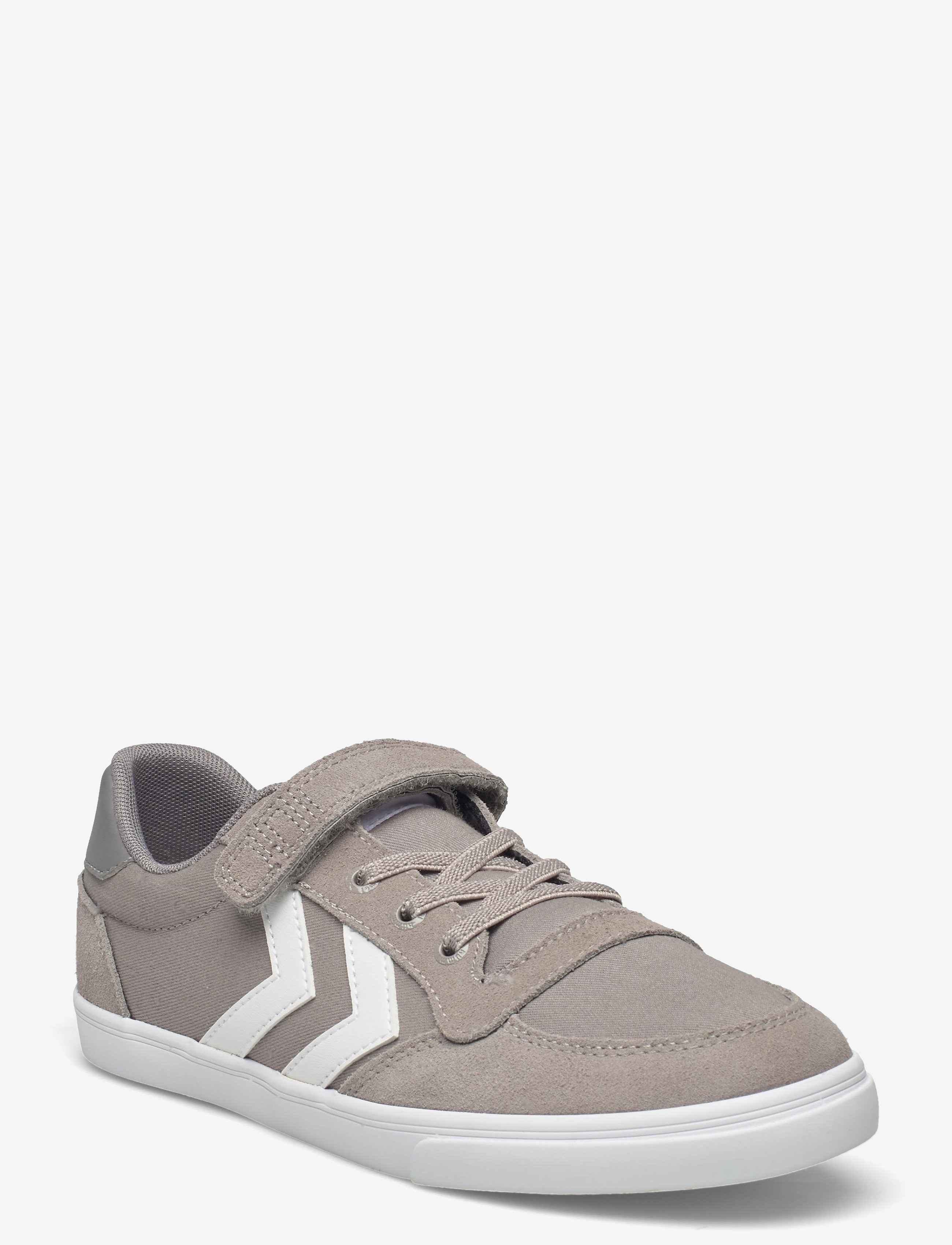 Hummel SLIMMER STADIL LOW JR - Schuhe - FROST GREY / grey
