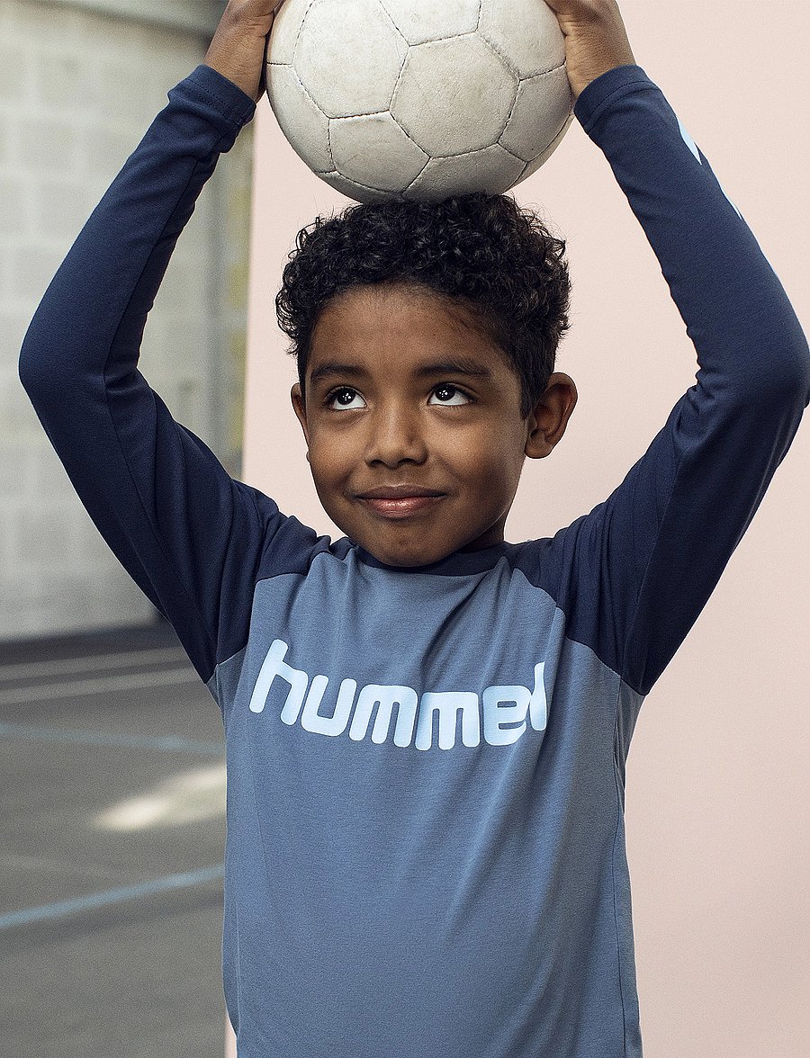 Hummel - hmlBOYS T-SHIRT L/S - china blue - 2