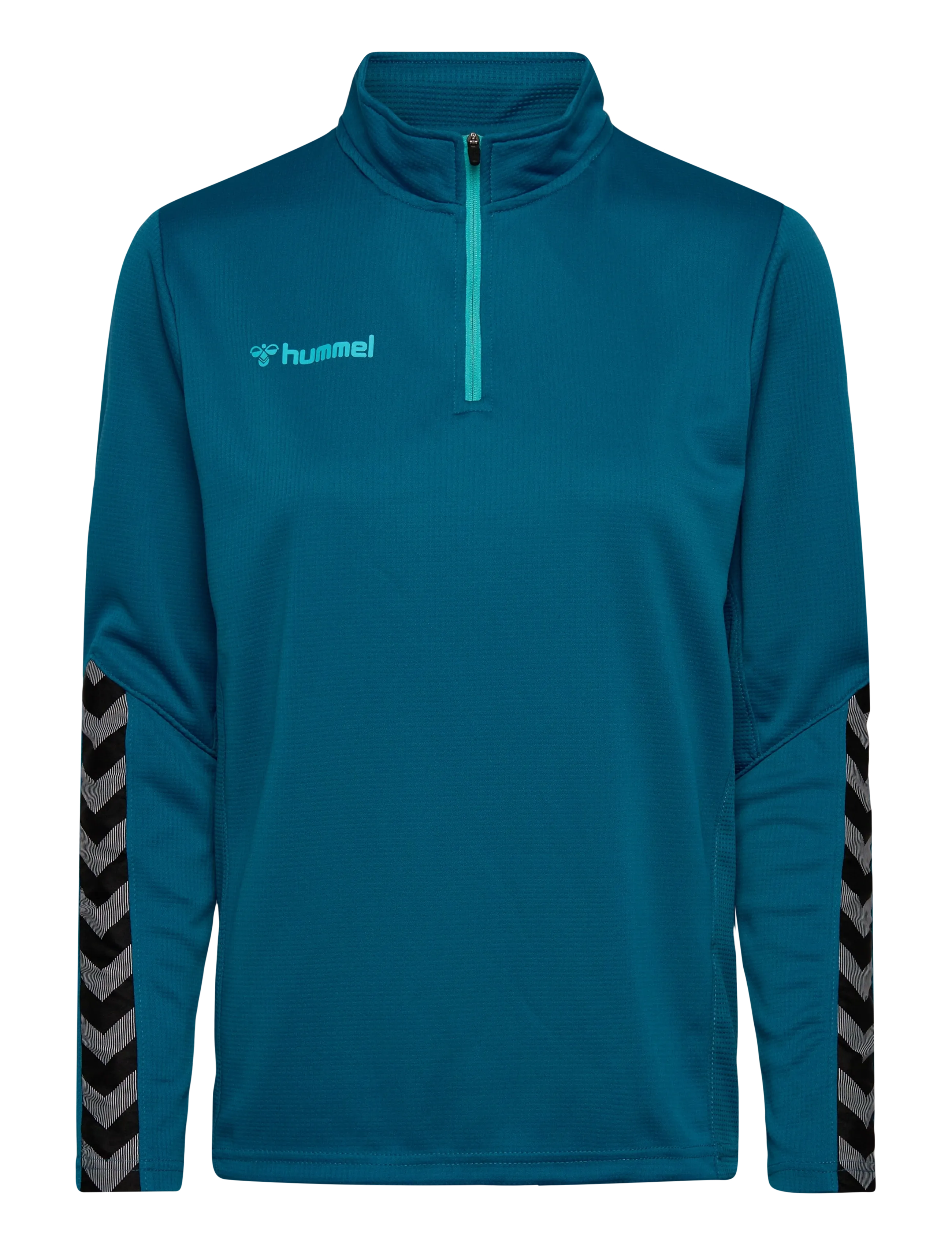 Hummel Hmlauthentic Half Zip Sweatshirt Woman, M, Sport Sweatshirts & Hoodies, Blau - Sweatshirts, Frauen