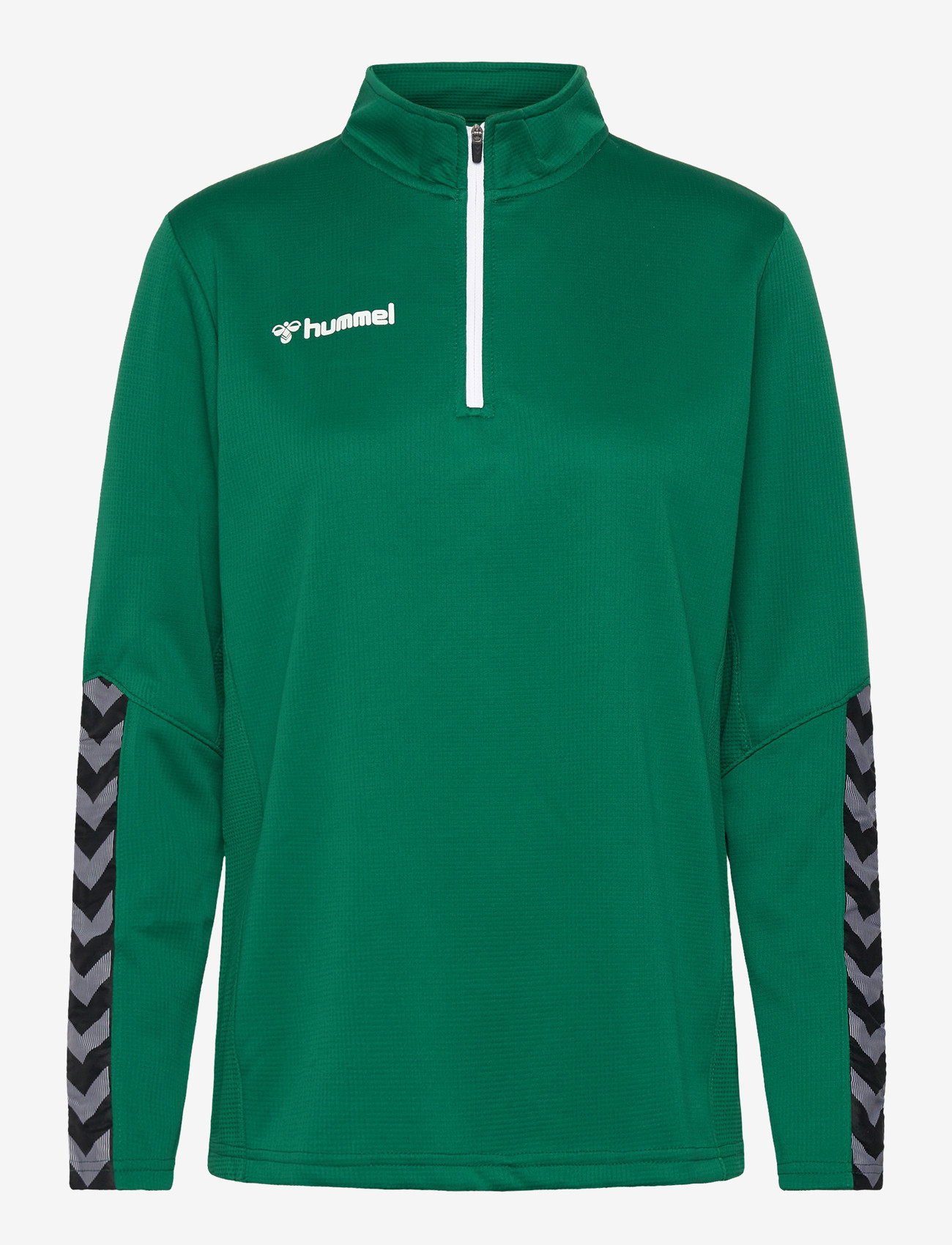 Hummel - hmlAUTHENTIC HALF ZIP SWEATSHIRT WOMAN - yläosat - evergreen - 0