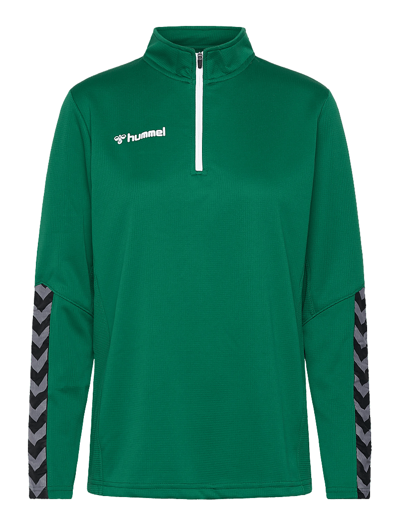 Hummel - hmlAUTHENTIC HALF ZIP SWEATSHIRT WOMAN - yläosat - evergreen - 0