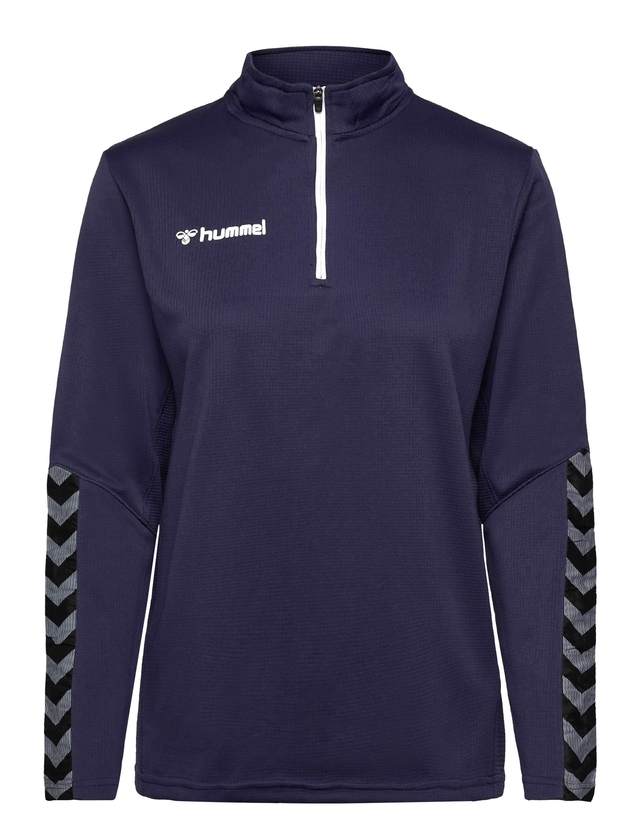 Hummel Hmlauthentic Half Zip Sweatshirt Woman, L, Sport Sweatshirts & Hoodies, Marineblau - Sweatshirts, Frauen