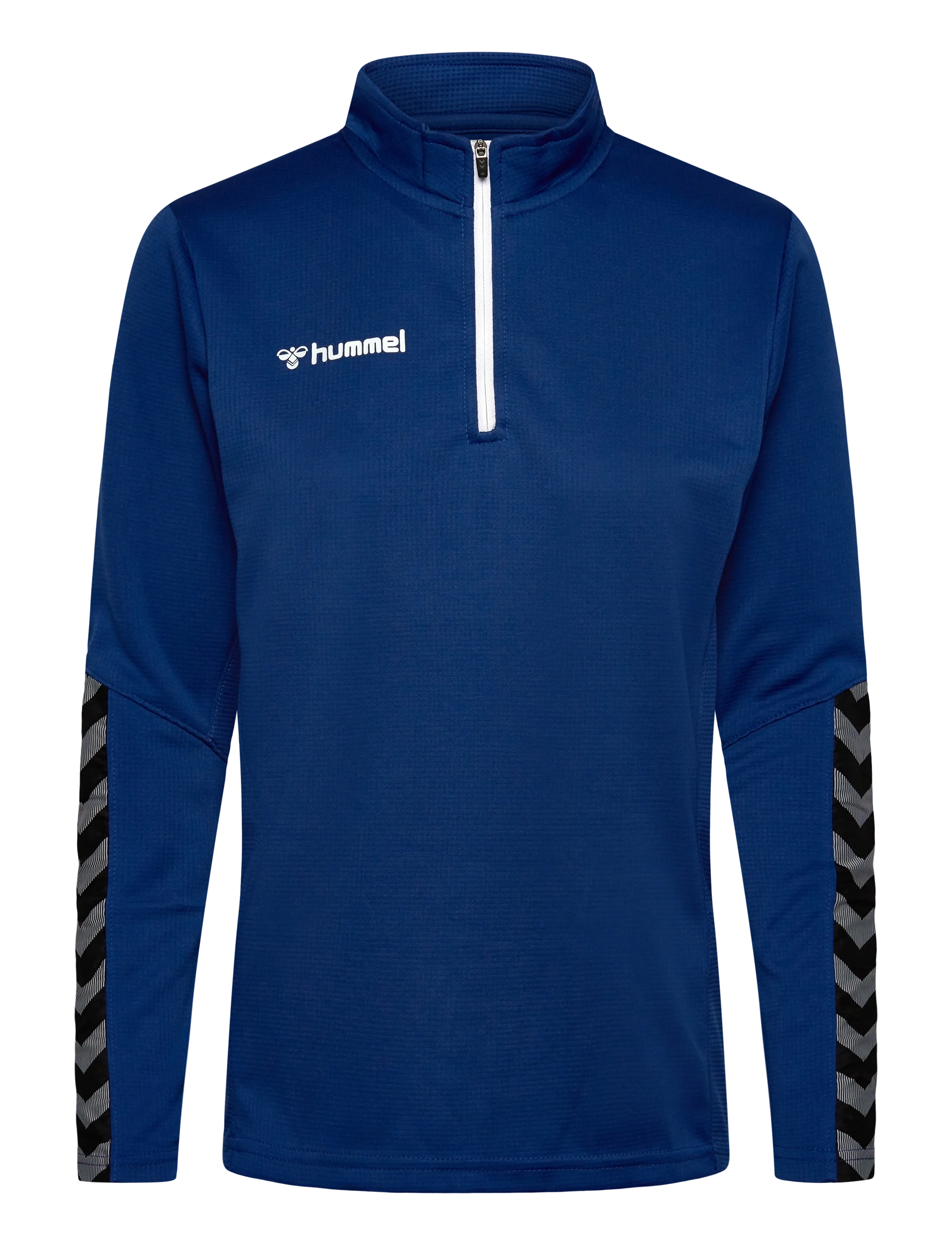 Hummel Hmlauthentic Half Zip Sweatshirt Woman, L, Sport Sweatshirts & Hoodies, Blau - Sweatshirts, Frauen