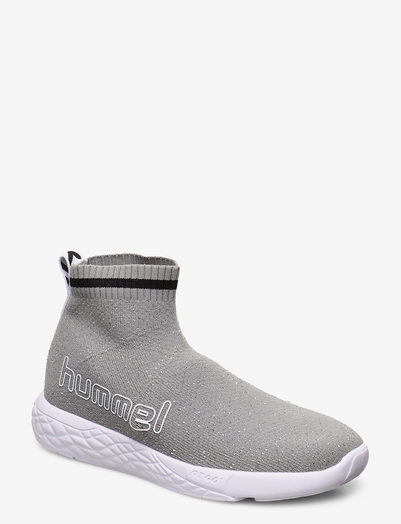 Hummel - TERRAFLY SOCK RUNNER JR - höga sneakers - silver - 0