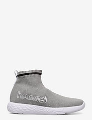 Hummel - TERRAFLY SOCK RUNNER JR - höga sneakers - silver - 1