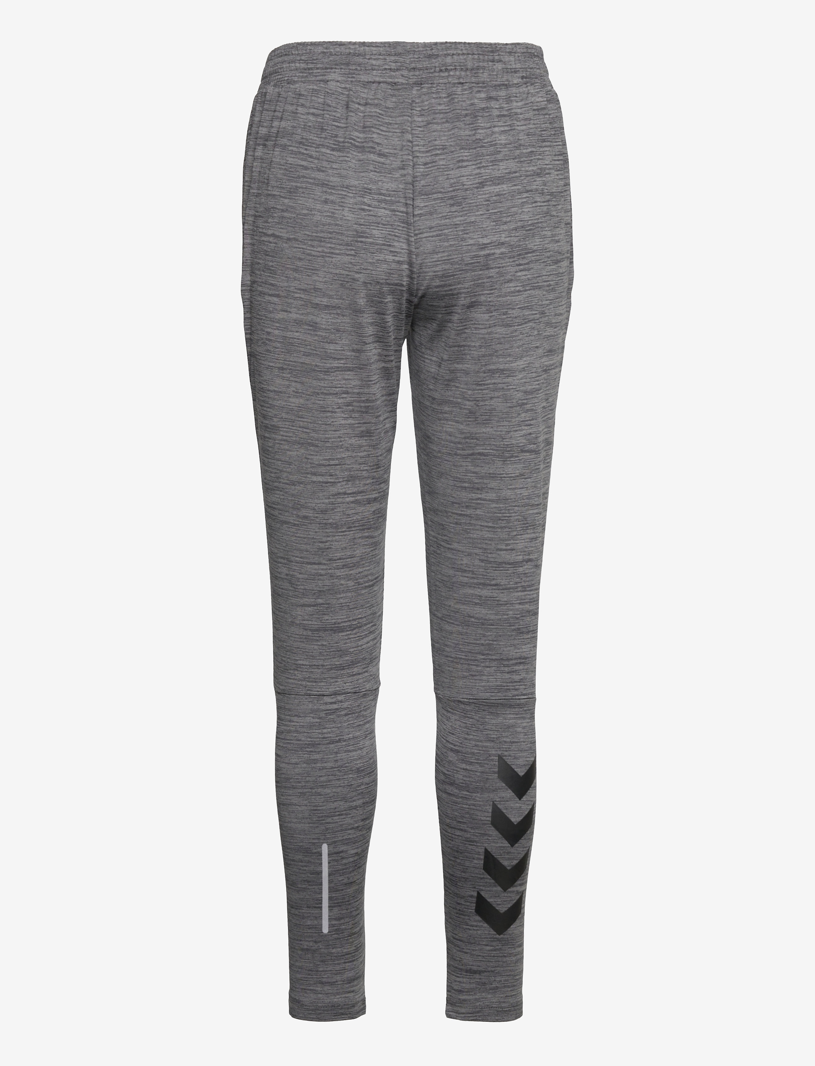 Hummel - hmlSELBY TAPERED PANTS - dark grey melange - 2