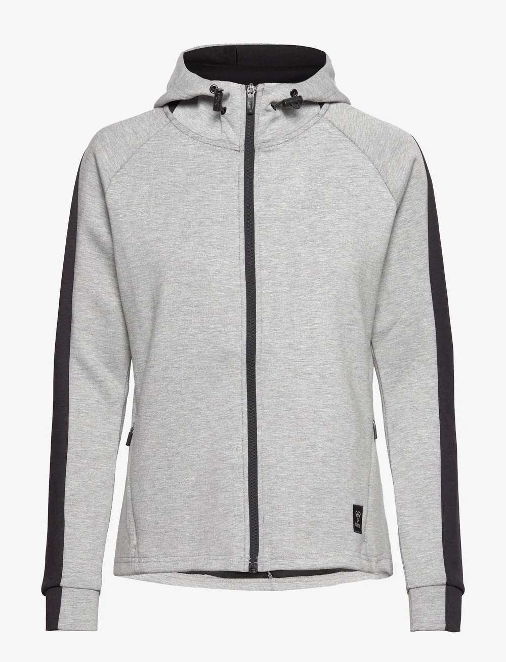 Hummel - hmlESSI ZIP HOODIE - oberteile - grey melange - 1