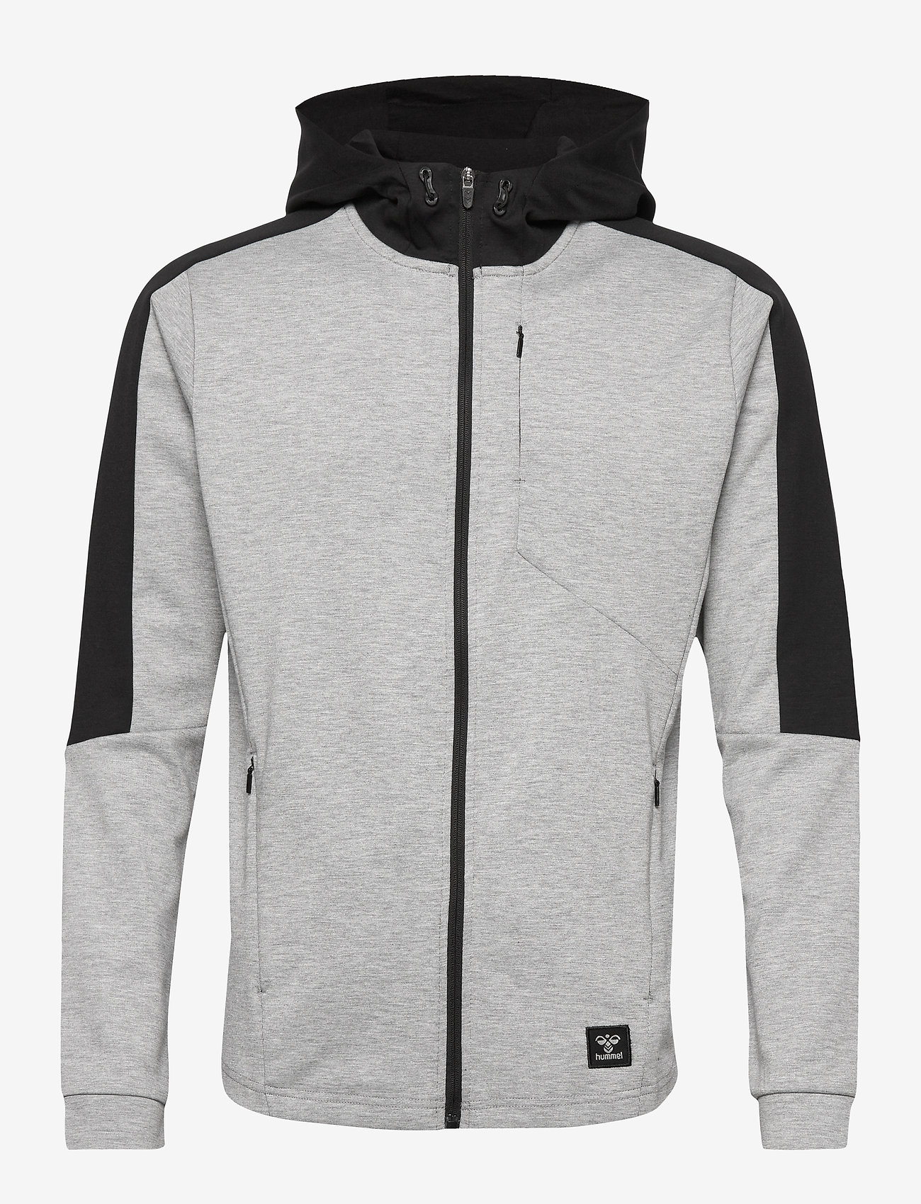 Hummel - hmlTROPPER ZIP HOODIE - hættetrøjer - grey melange - 0