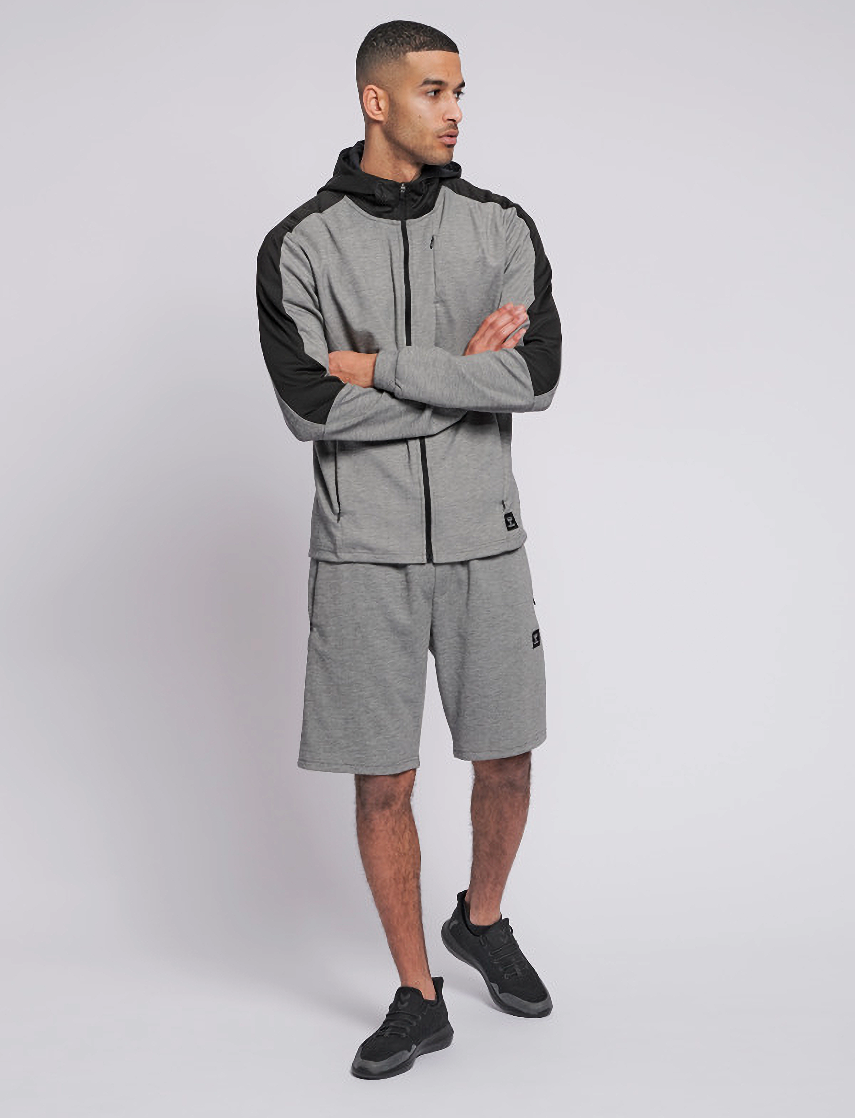 Hummel - hmlTROPPER ZIP HOODIE - grey melange - 3