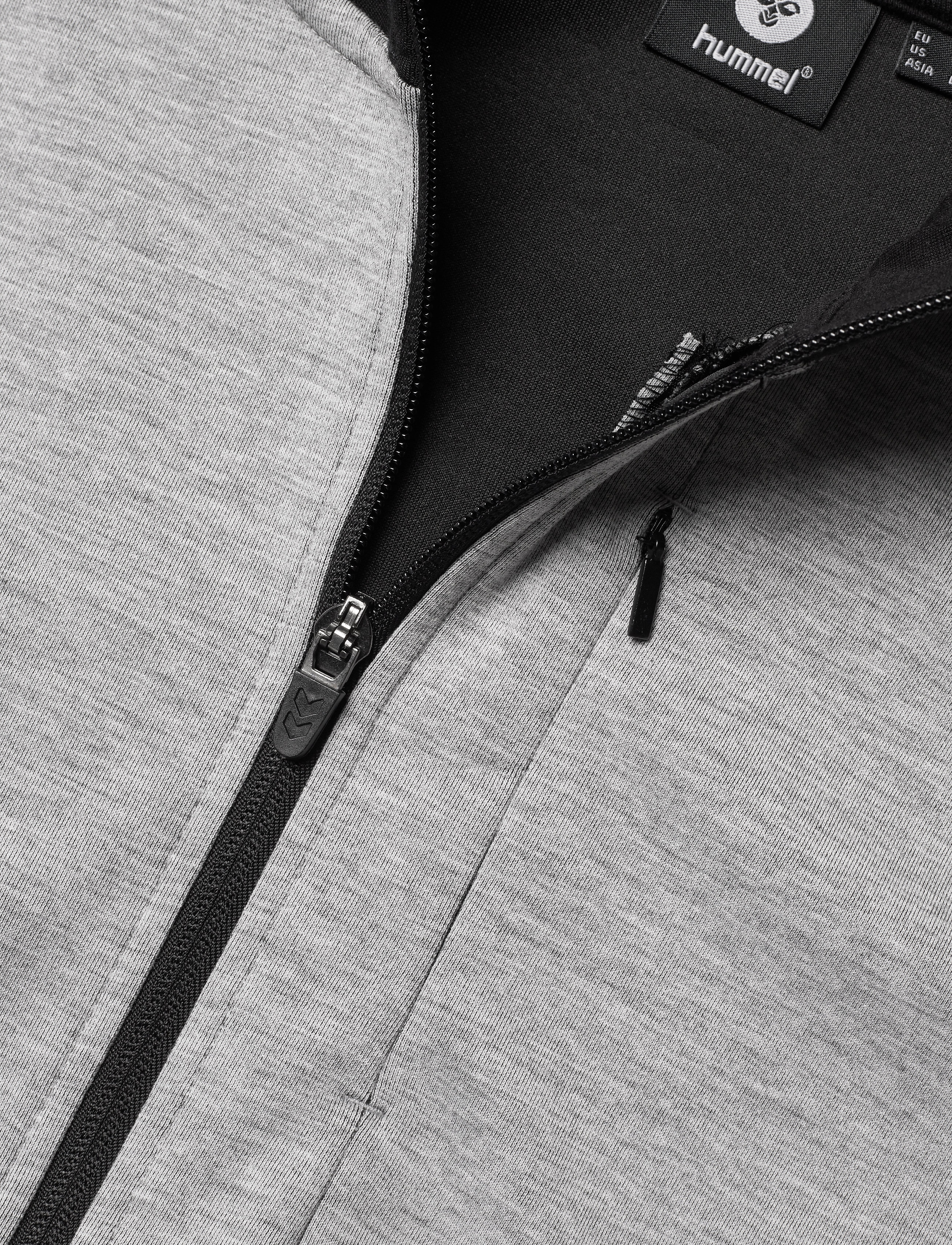 Hummel - hmlTROPPER ZIP HOODIE - grey melange - 5