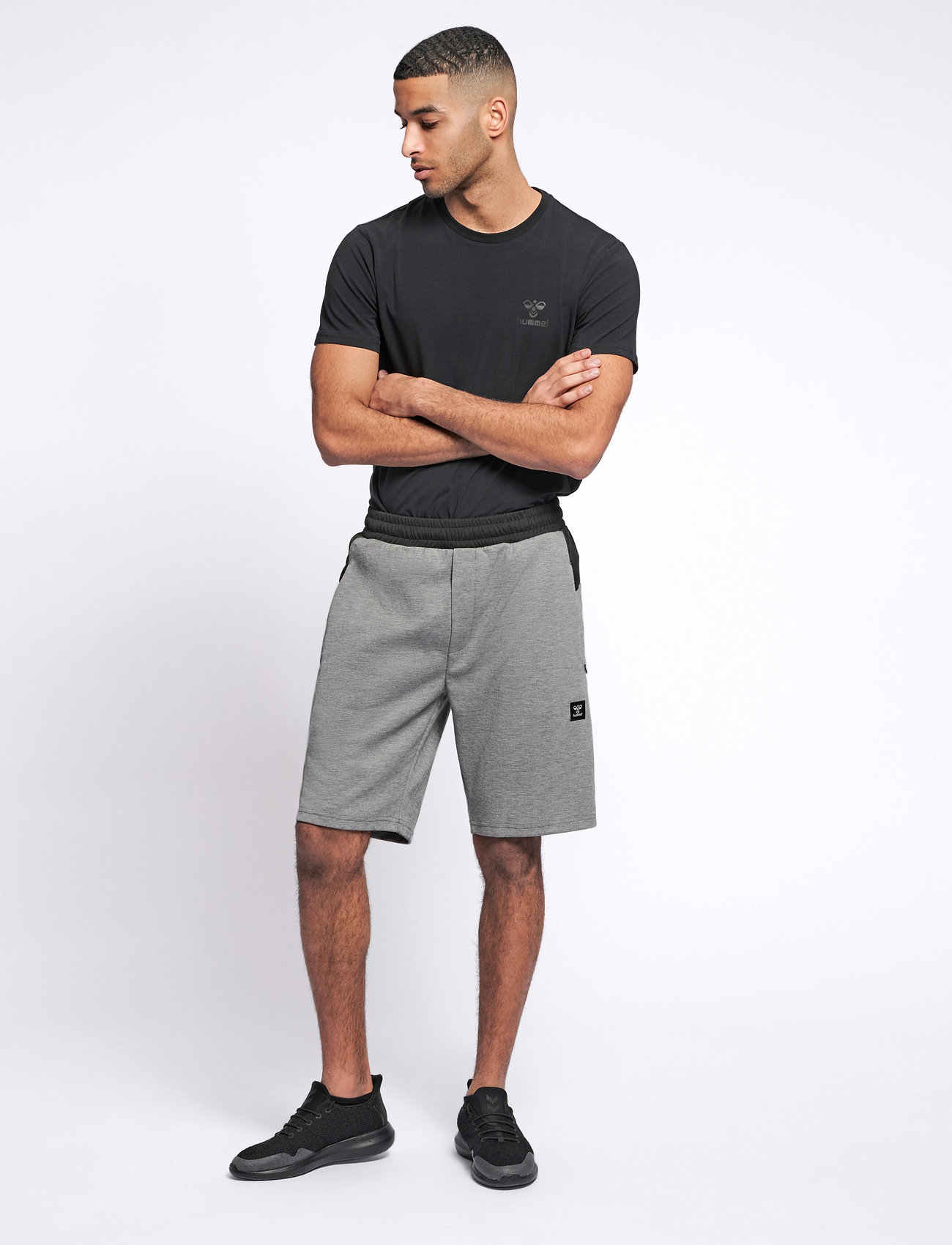 Hummel - hmlTROPPER SHORTS - grey melange - 3