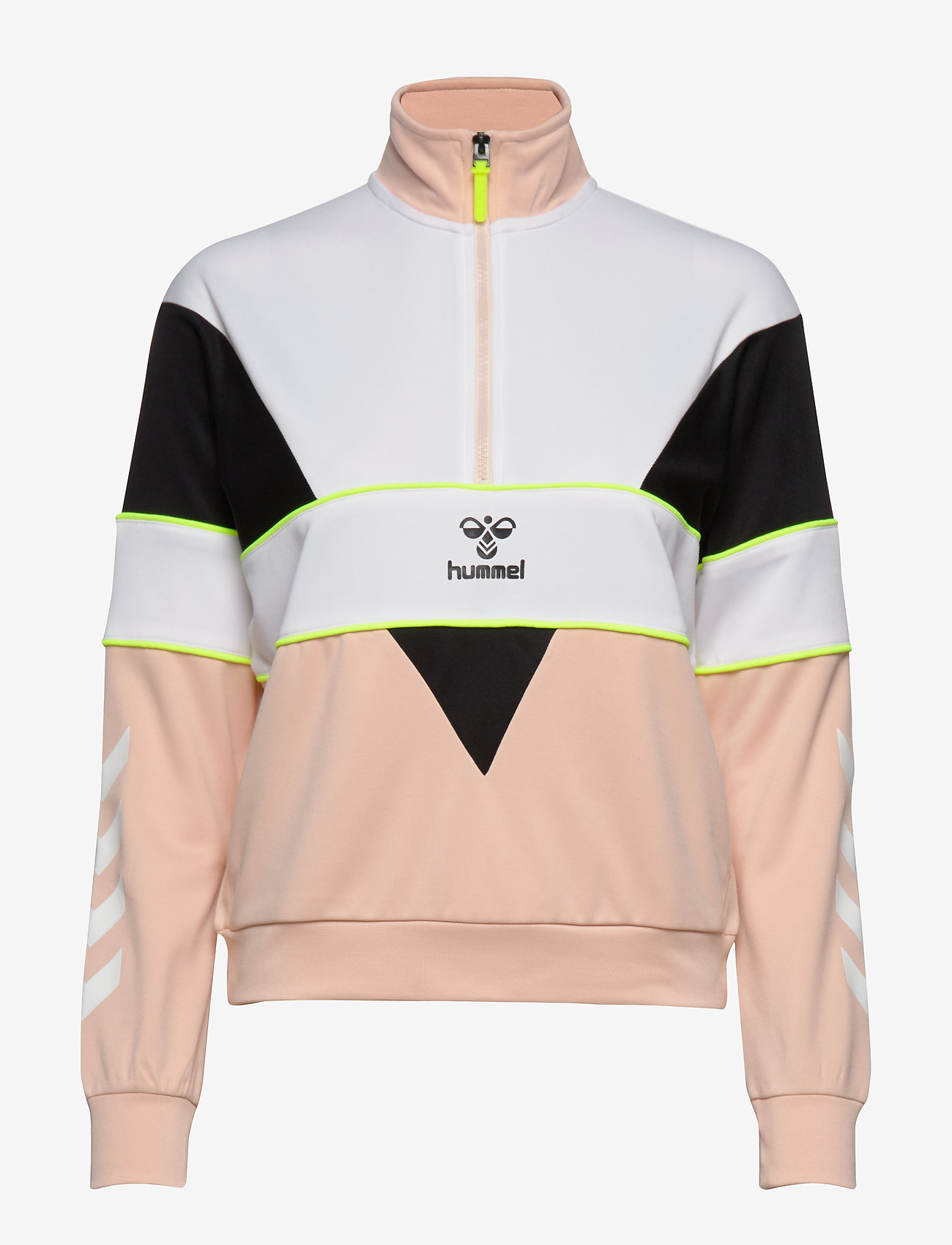 Hummel - hmlSTUDIO HALF ZIP SWEATSHIRT - cloud pink - 0