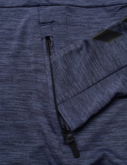 Hummel - hmlASTON ZIP HOODIE - džemperiai su gobtuvu - black iris melange - 3