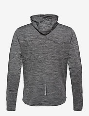 Hummel - hmlASTON ZIP HOODIE - džemperi ar kapuci - dark grey melange - 1