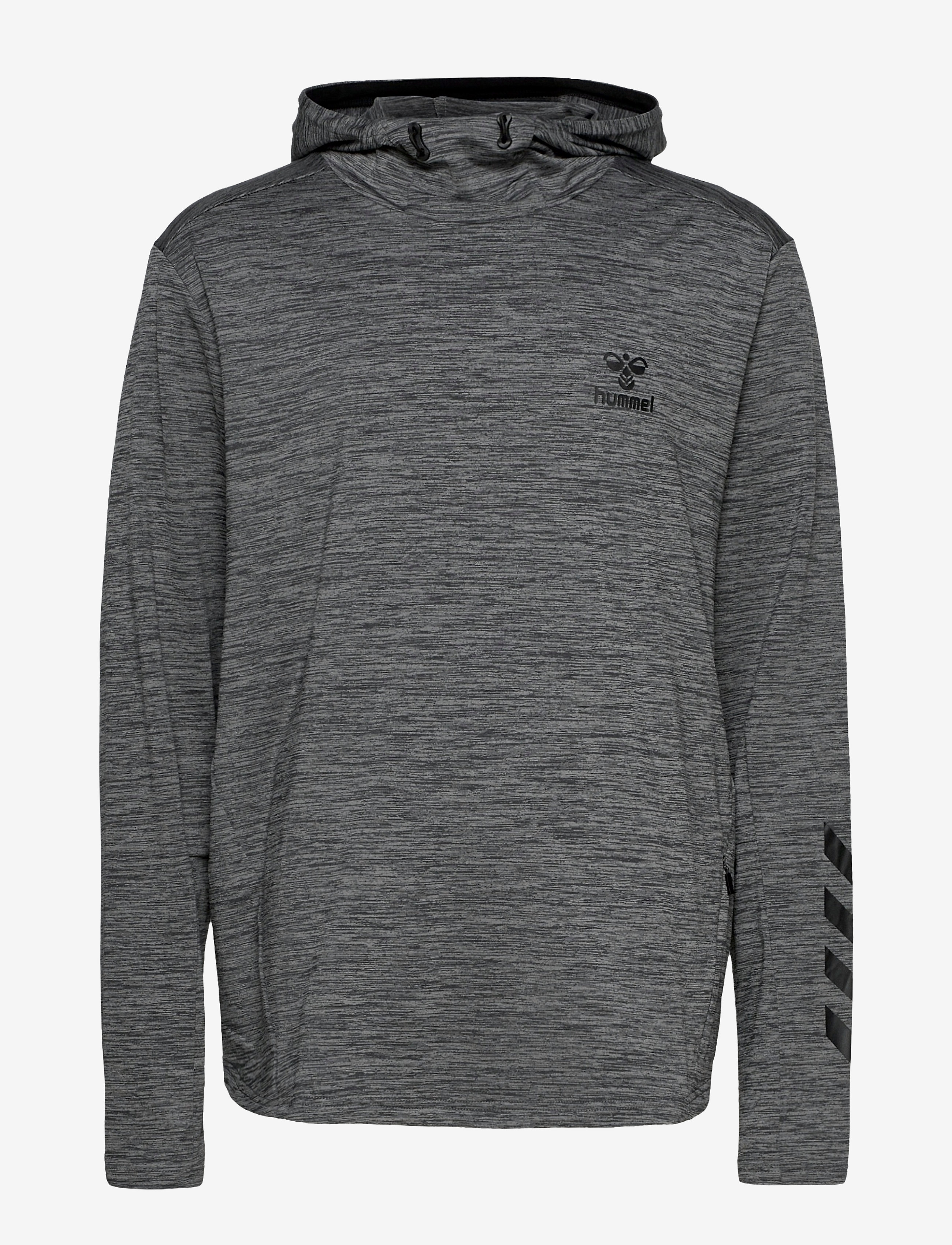 Hummel - hmlASTON HOODIE - dark grey melange - 1