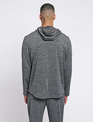 Hummel - hmlASTON HOODIE - hoodies - dark grey melange - 5