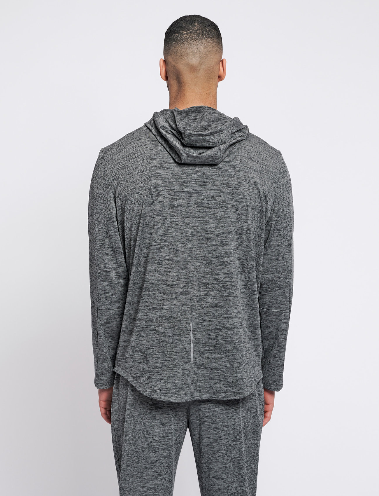 Hummel - hmlASTON HOODIE - dark grey melange - 5