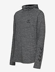 Hummel - hmlASTON HOODIE - hoodies - dark grey melange - 2