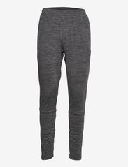 Hummel - hmlASTON TAPERED PANTS - sports pants - dark grey melange - 0