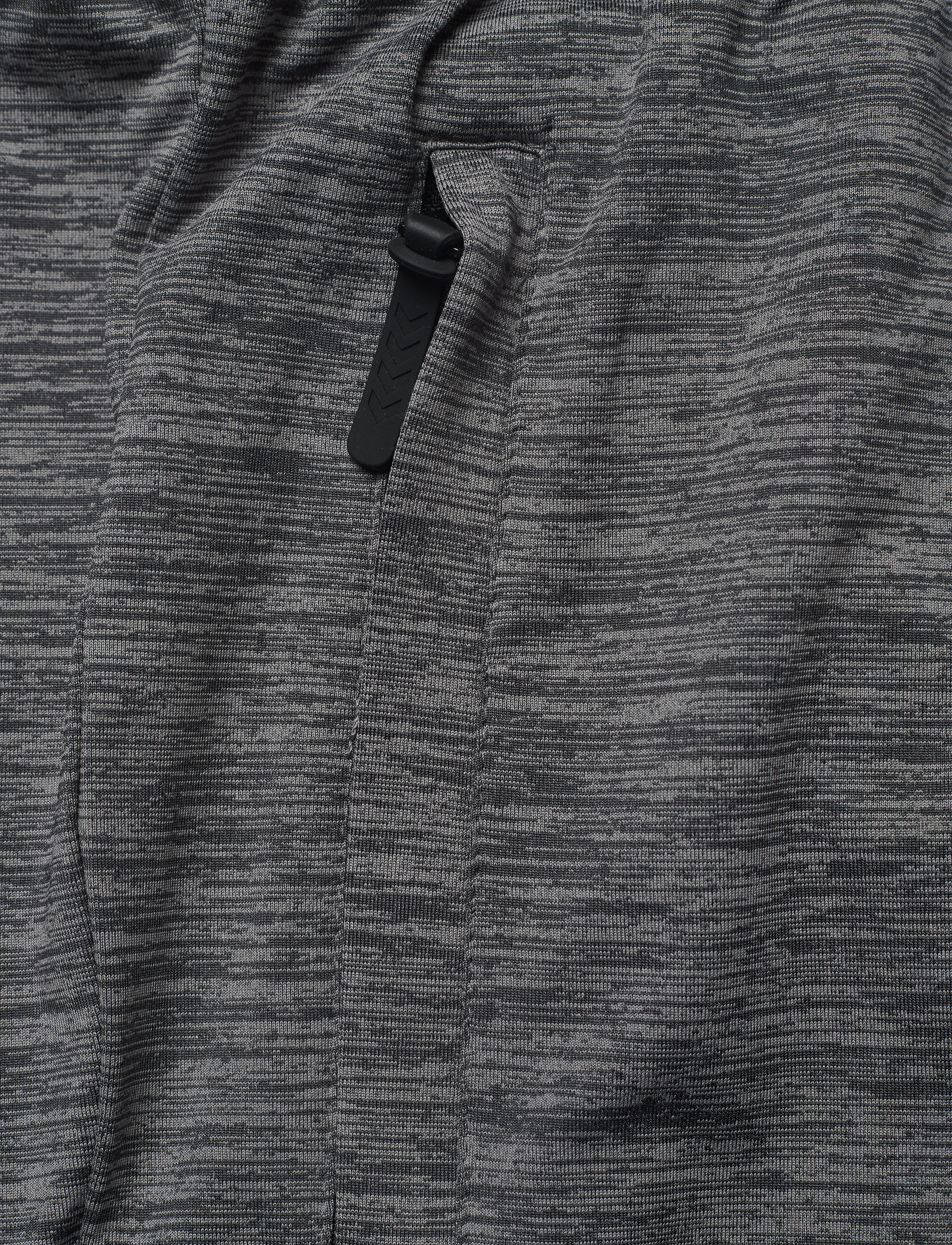 Hummel - hmlASTON TAPERED PANTS - dark grey melange - 5