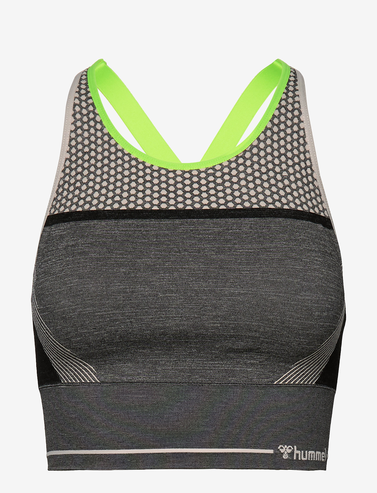 Hummel - hmlGIA SEAMLESS SPORTS TOP - cloud pink/black - 0