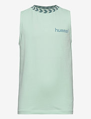 Hummel - hmlJANET TOP - berankoviai marškinėliai - dusty aqua - 0
