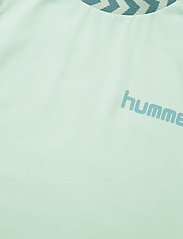 Hummel - hmlJANET TOP - berankoviai marškinėliai - dusty aqua - 2