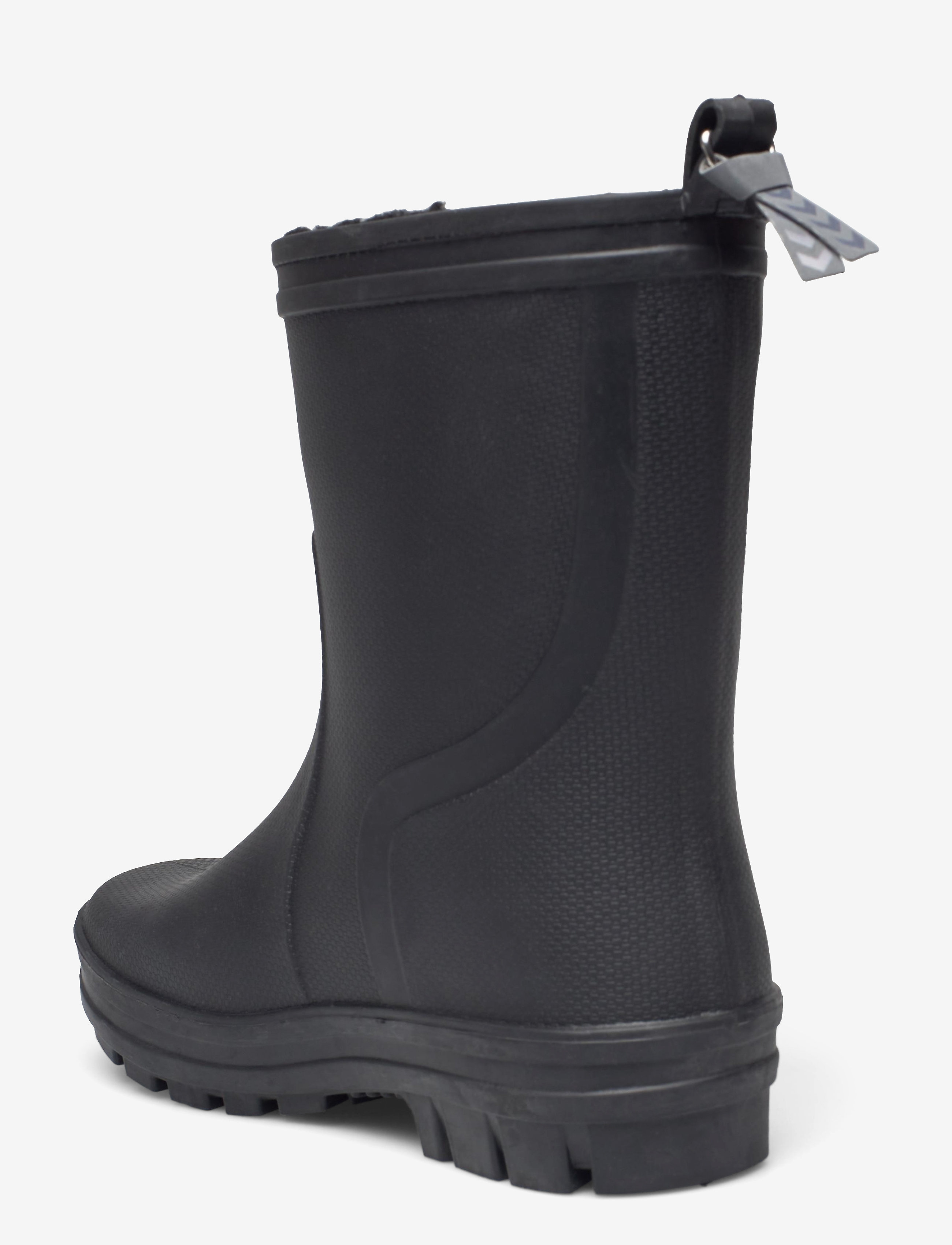 Hummel - THERMO BOOT JR - gummistøvler med for - black - 2