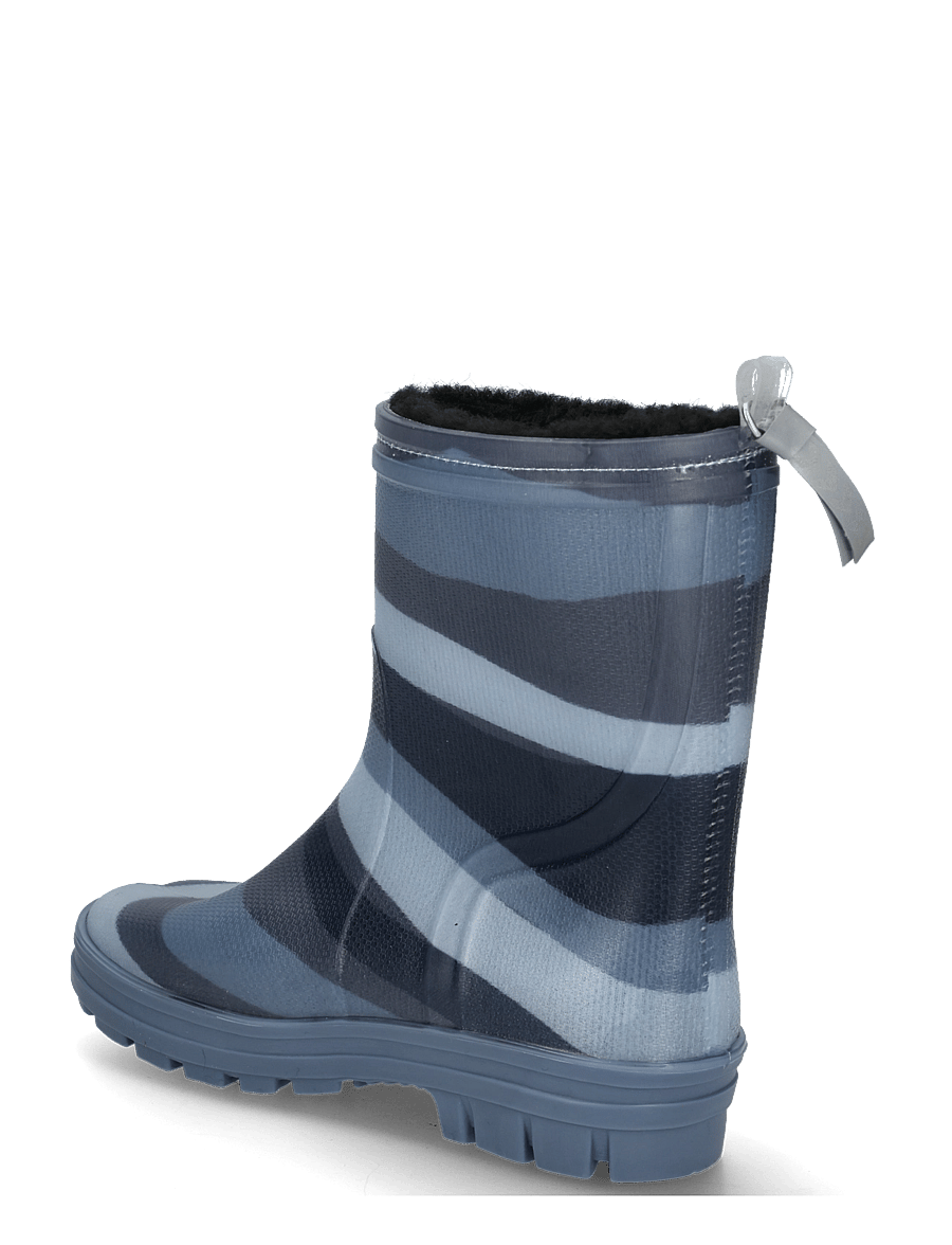 Hummel - THERMO BOOT JR - gefütterte gummistiefel - flint stone/black iris - 1