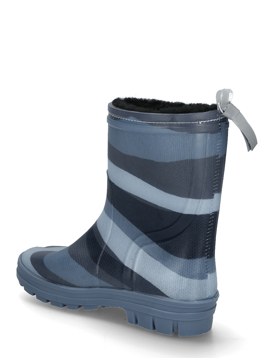 Hummel - THERMO BOOT JR - gummistøvler med for - flint stone/black iris - 1