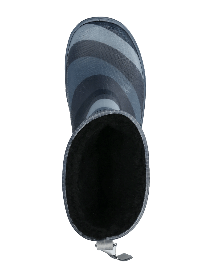 Hummel - THERMO BOOT JR - gummistøvler med for - flint stone/black iris - 3