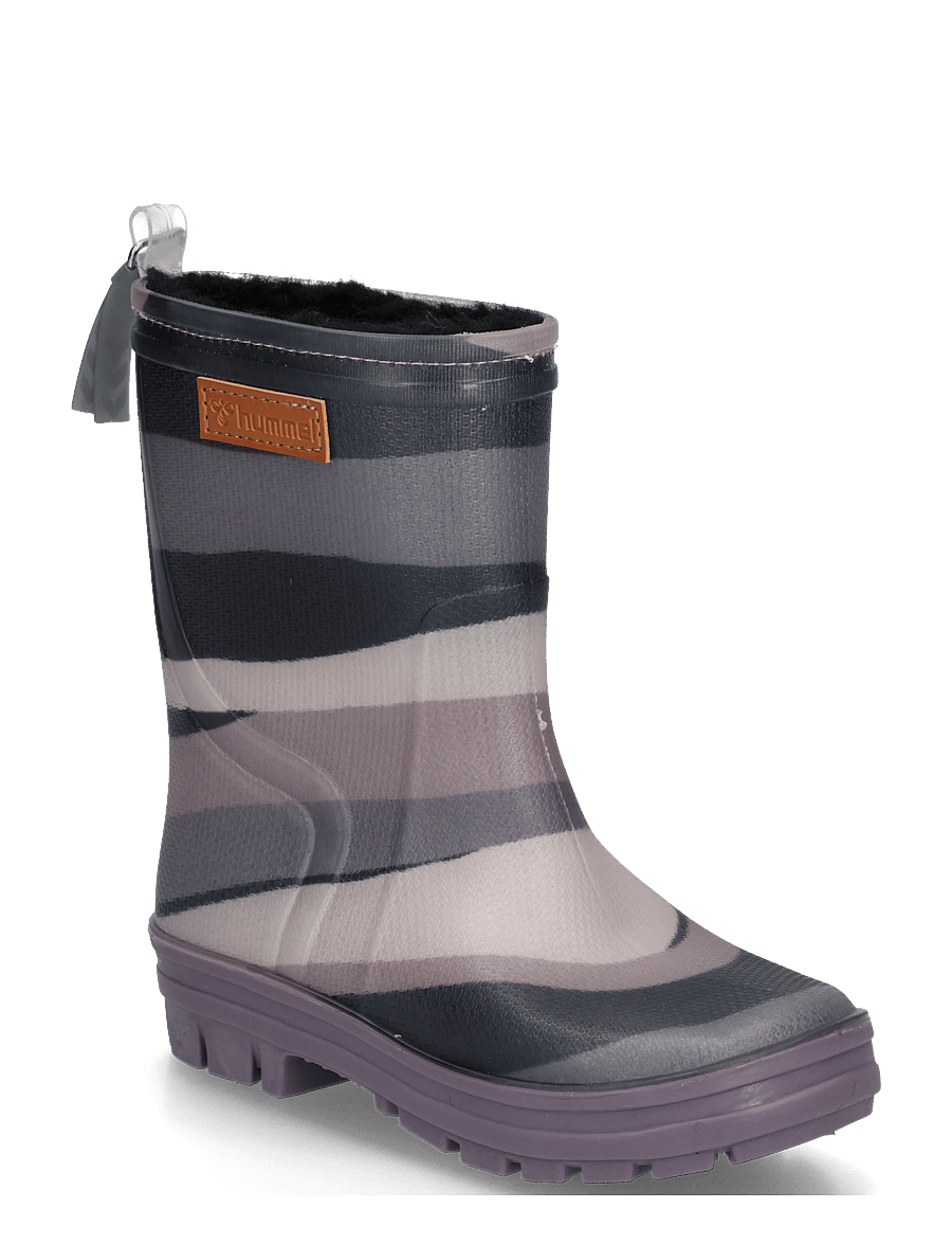Hummel - THERMO BOOT JR - gefütterte gummistiefel - shadow/pink nectar - 0