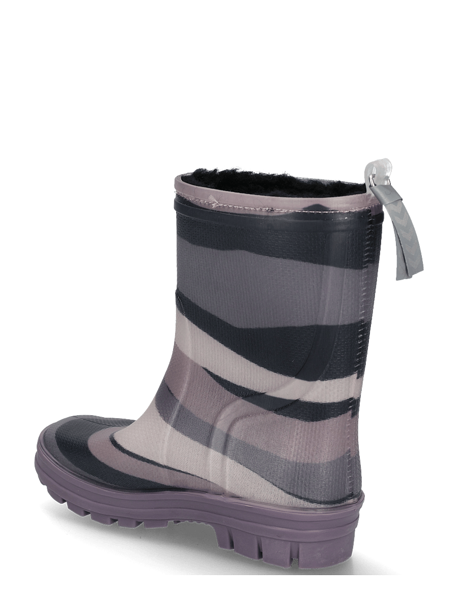 Hummel - THERMO BOOT JR - gefütterte gummistiefel - shadow/pink nectar - 1