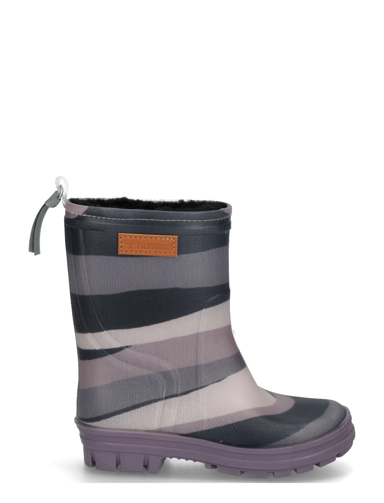 Hummel - THERMO BOOT JR - gefütterte gummistiefel - shadow/pink nectar - 2