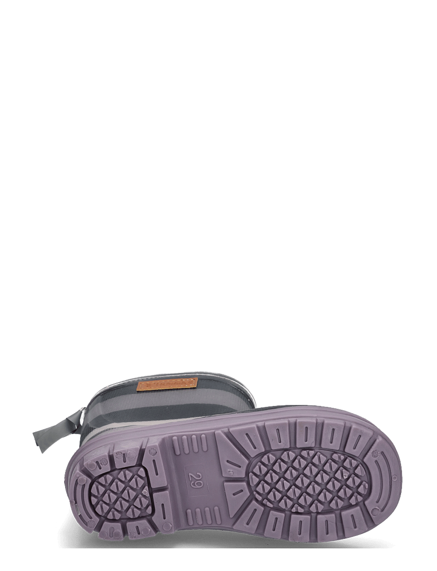 Hummel - THERMO BOOT JR - gefütterte gummistiefel - shadow/pink nectar - 4