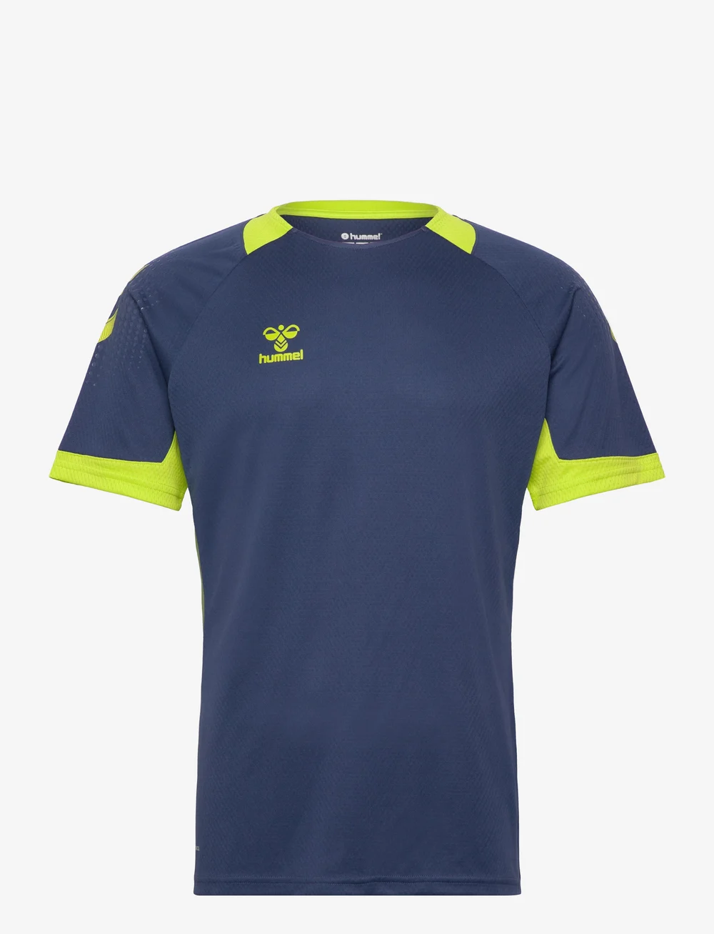 Hummel - hmlLEAD S/S POLY JERSEY - t-shirts - dark denim - 1