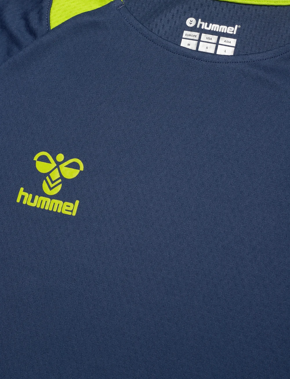 Hummel - hmlLEAD S/S POLY JERSEY - t-shirts - dark denim - 5