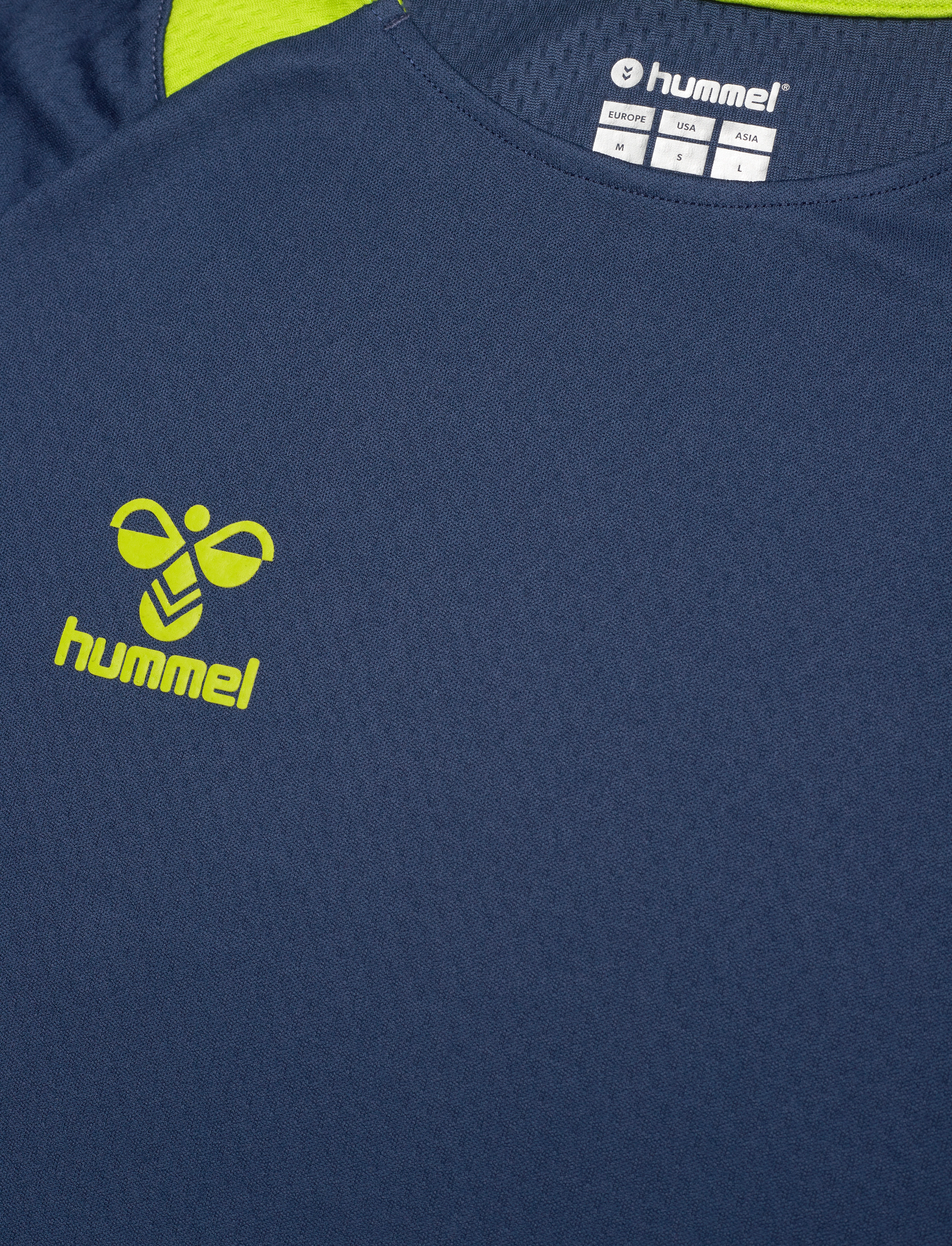 Hummel - hmlLEAD S/S POLY JERSEY - madalaimad hinnad - dark denim - 5