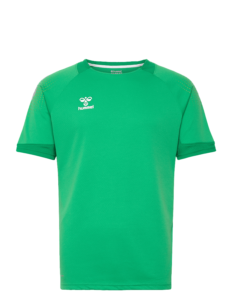 Hummel - hmlLEAD S/S POLY JERSEY - t-shirts - jelly bean - 1