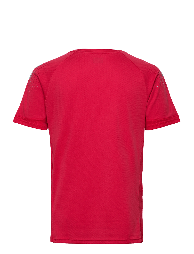 Hummel - hmlLEAD S/S POLY JERSEY - t-shirts - true red - 2