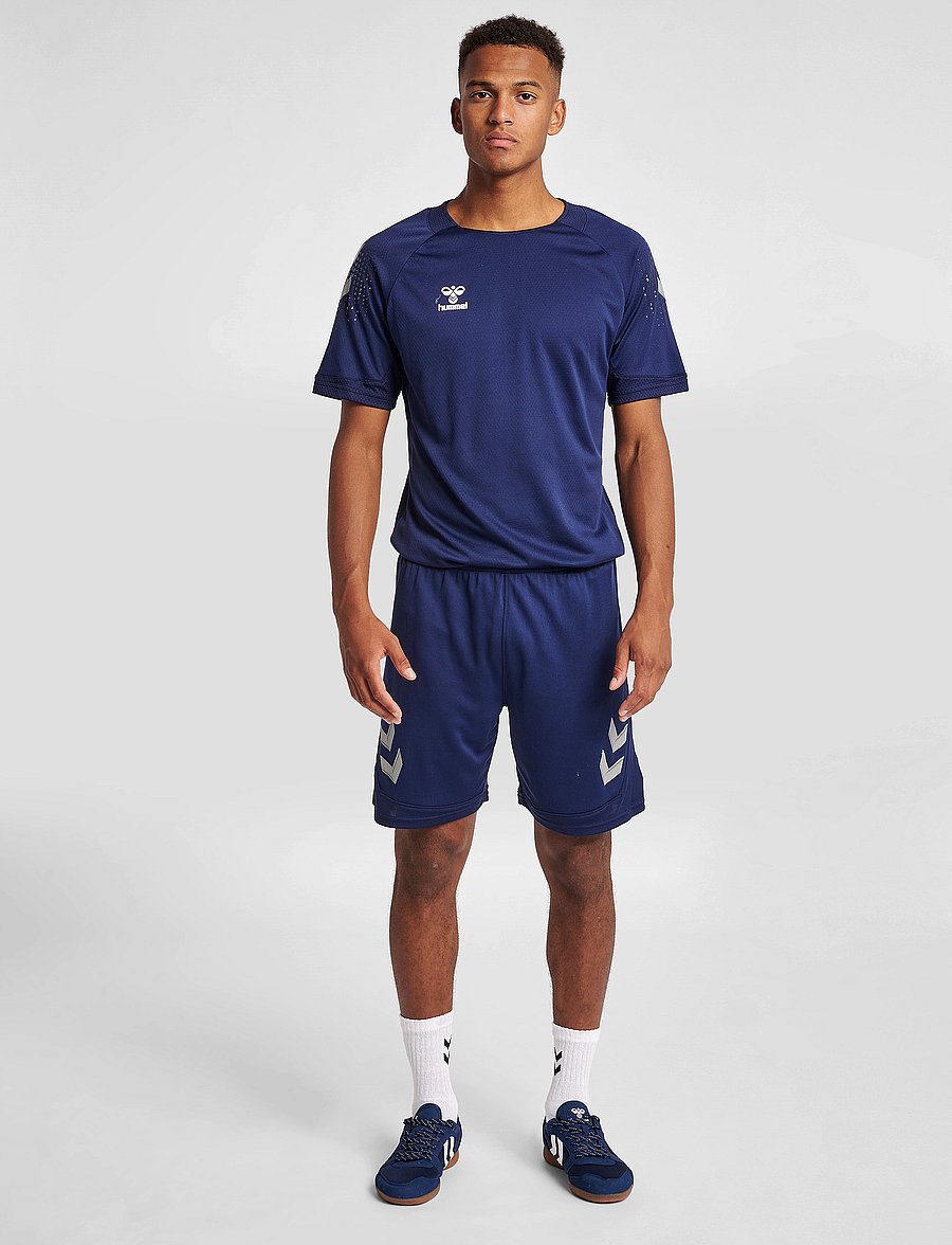 Hummel - hmlLEAD POLY SHORTS - marine - 0