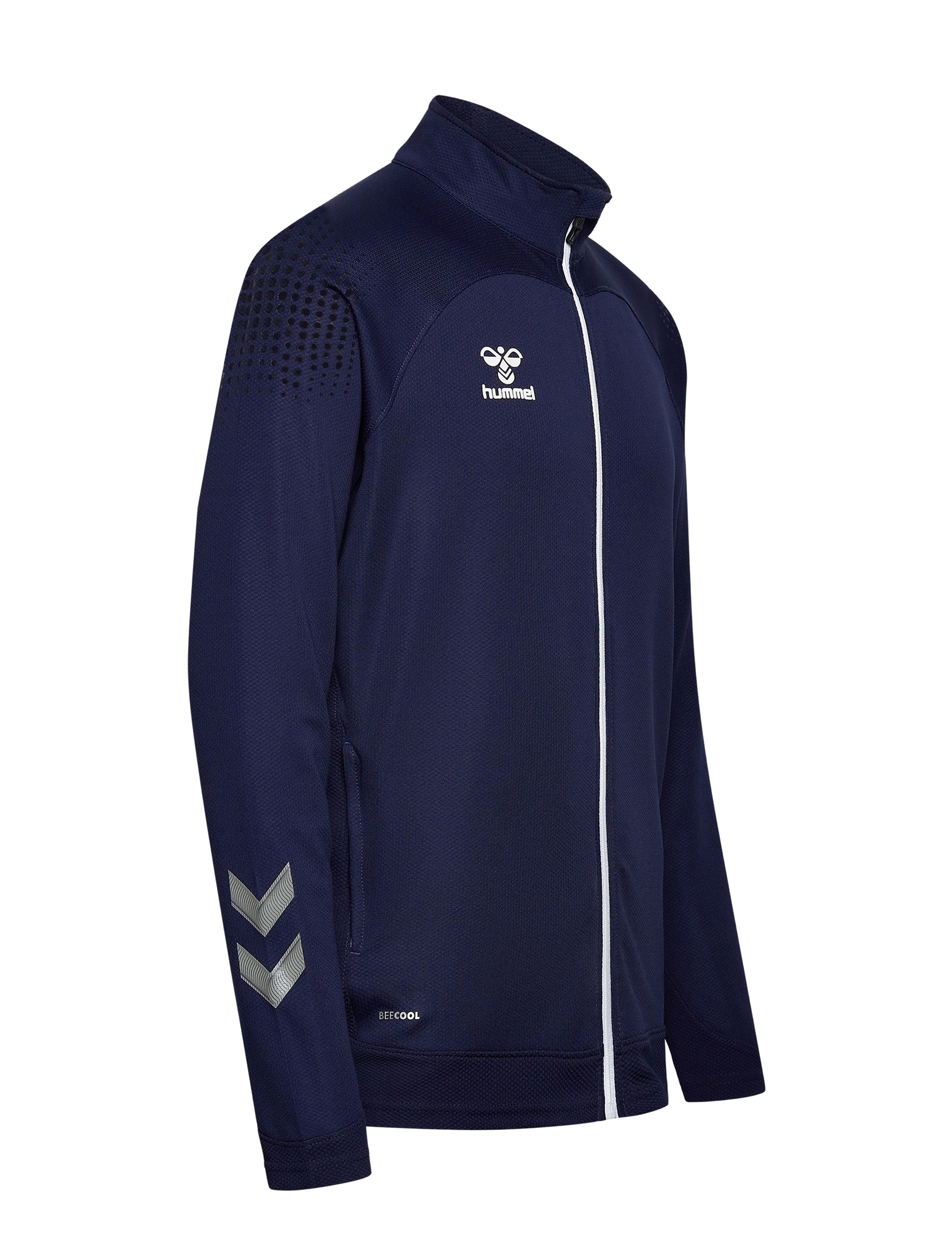 Hummel - hmlLEAD POLY ZIP JACKET - sportjackor - marine - 4